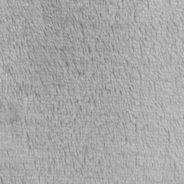 Graue Fleece Überwurfdecke 240x270 cm