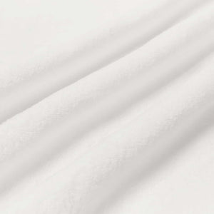 Weiße Fleece Überwurfdecke 220x240 cm