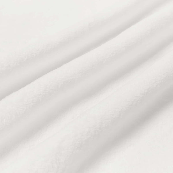 Weiße Fleece Überwurfdecke 220x240 cm