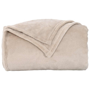 6er-Pack Beige Fleecedecken 150x200 cm