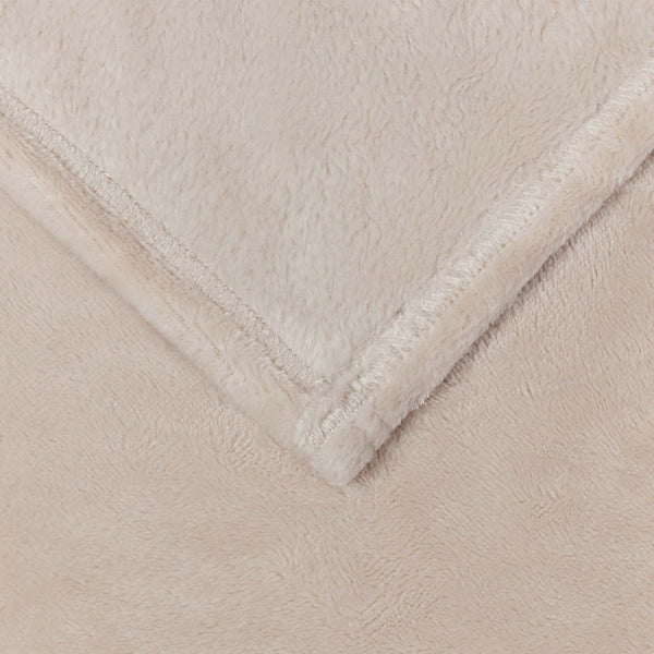 6er-Pack Beige Fleece Decken 240x270 cm