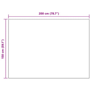Fleece Decken 6er-Set Dunkelgrau 150x200 cm