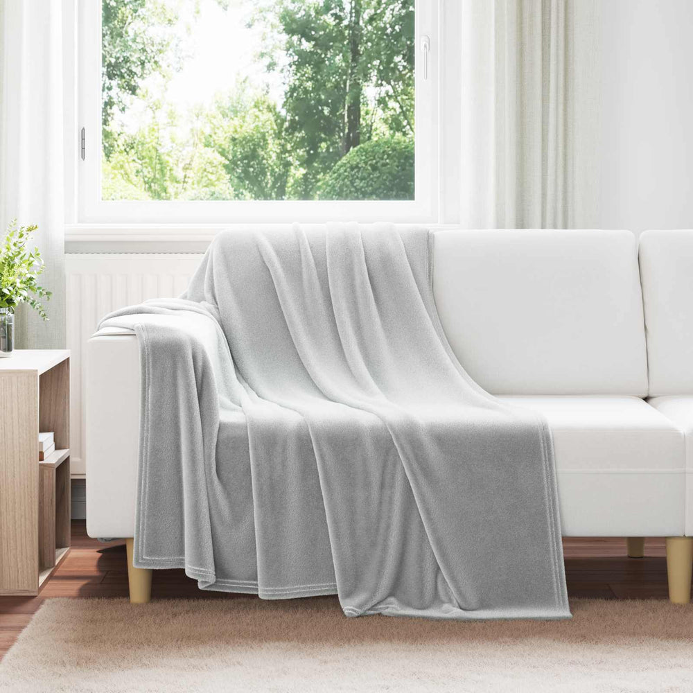 vidaXL Couvertures 6 pcs Gris 150 x 200 cm Polaire