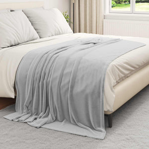 Fleece Decken 6er-Set Grau 150x200cm