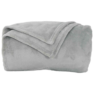 Fleece Decken 6er-Set Grau 220x240 cm