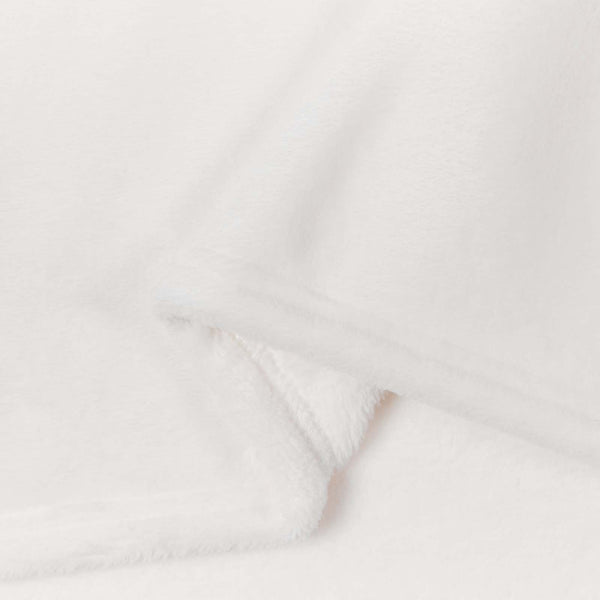 Fleece Decken 6er-Set Weiß 220x240 cm