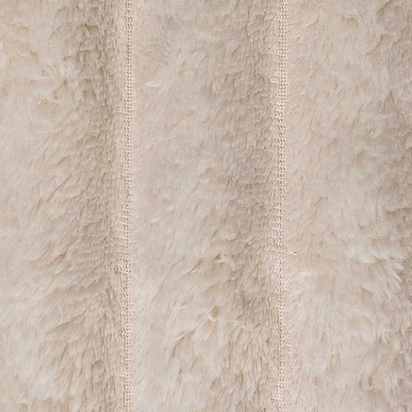 Beige Fleece Überwurfdecke 270x240 cm
