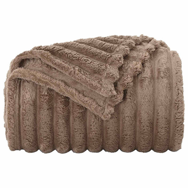 Kamel Fleece Überwurfdecke 150 x 130 cm