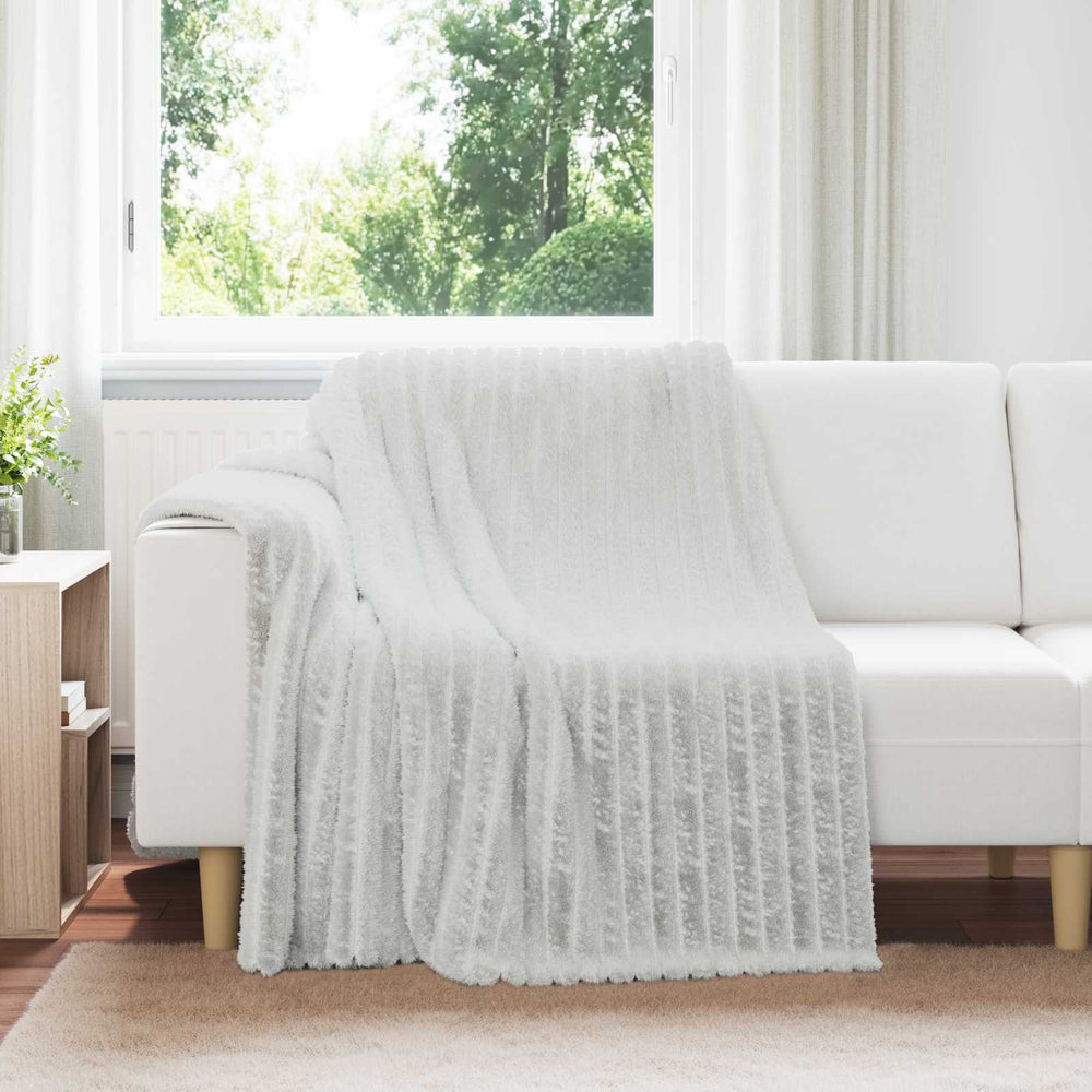 vidaXL Couverture polaire Gris 200 x 150 cm