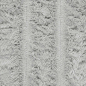 Graue Fleece Überwurfdecke 240x220 cm