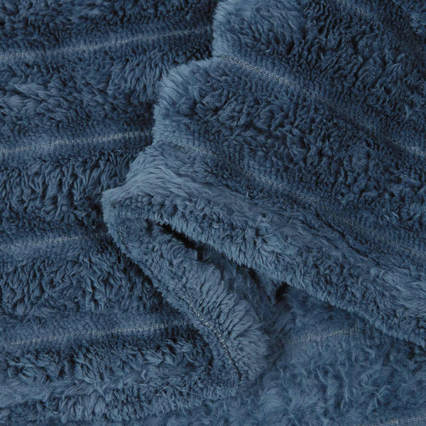 Marineblaue Fleece-Decke 200x150 cm