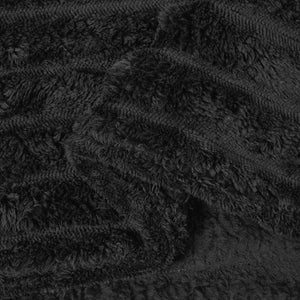 Schwarze Fleecedecke 200 x 150 cm