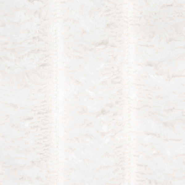 Weiße Fleece Überwurfdecke 270x240cm
