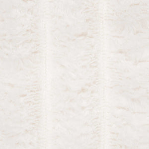 Creme Fleece Überwurfdecke 240 x 220 cm