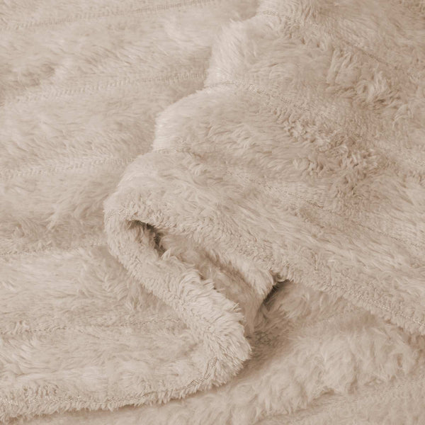 Fleece Decken Beige 200 x 150 cm, 6er-Set
