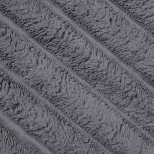 6er-Set Wohndecken Dunkelgrau 240x220 cm Fleece