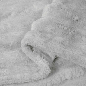 Fleece Decken 6er-Set Grau 150x130 cm