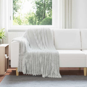 Fleece Decken 6er-Set Grau 150x130 cm