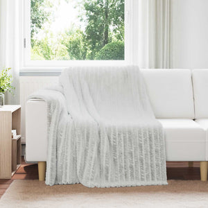 Fleece Decken 6er-Set Grau 200x150 cm