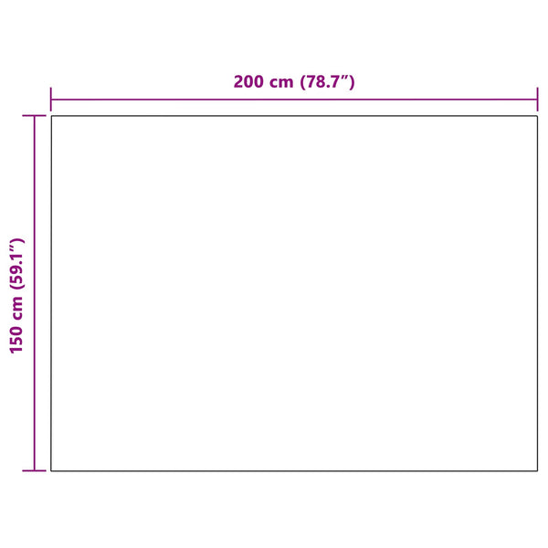 Fleece Decken 6er-Set Grau 200x150 cm