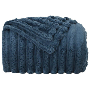 vidaXL Plaids 6 pcs Bleu marine 200 x 150 cm Polaire