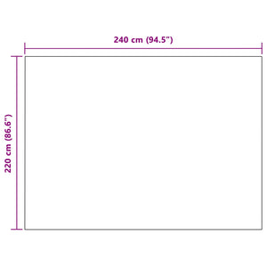 Marineblaue Fleece Decken, 6er-Set, 240x220cm
