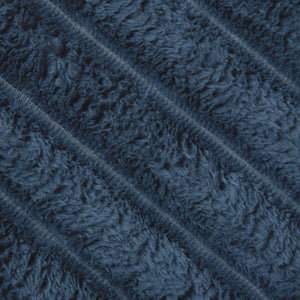 Marineblaue Fleece Decken 270x240cm, 6er Set