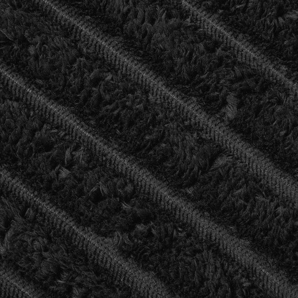 Fleece Decken Set, 200 x 150 cm, Schwarz, 6 Stk.