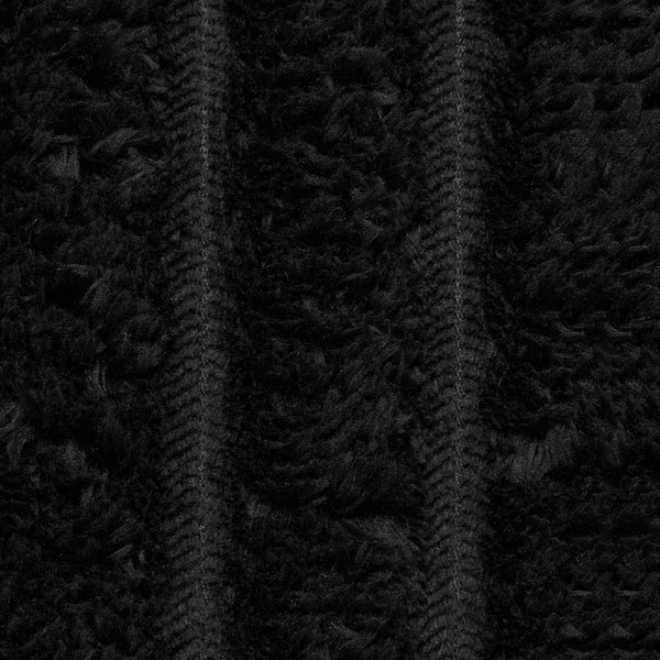 Fleece Decken Schwarz 270 x 240 cm, 6er-Set