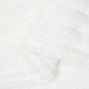 Fleece Decken 6er-Set Weiß 150x130cm