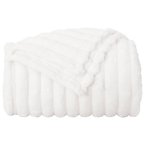 Fleece Decken 6er-Set Weiß 150x130cm