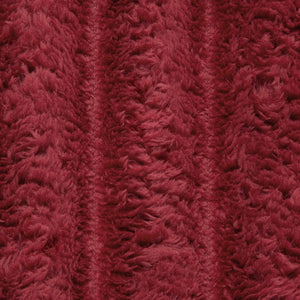 6er-Set Bordeauxrote Fleecedecken 200 x 150 cm