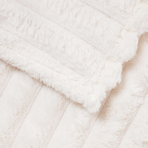 Fleece Decken 6er-Set Creme 270 x 240 cm