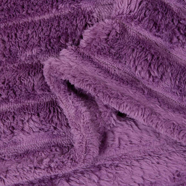Fleece Decken Lila 6er-Set 150x130 cm