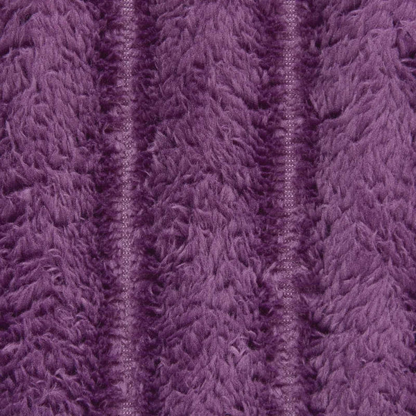 Fleece Decken Set Lila 240x220cm - 6 Stück
