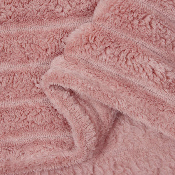 Fleece Decken Rosa 150x130cm, 6er Set