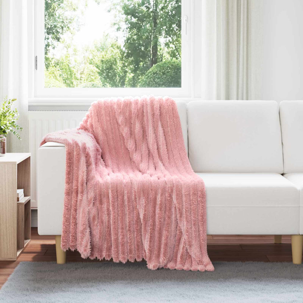 vidaXL Couvertures 6 pcs Rose 150 x 130 cm Polaire