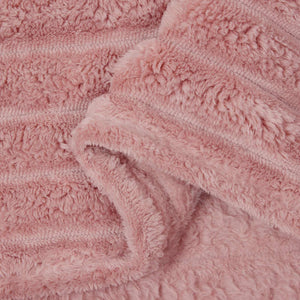 6er-Pack Rosa Fleece Decken 240x220 cm