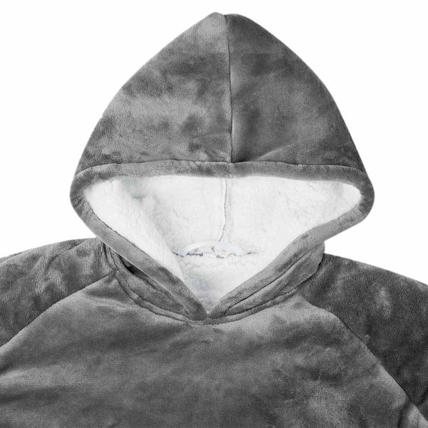 Decken-Hoodie Dunkelgrau M