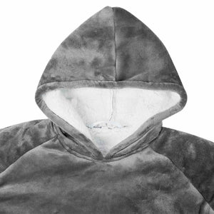 Decken-Hoodie Dunkelgrau L