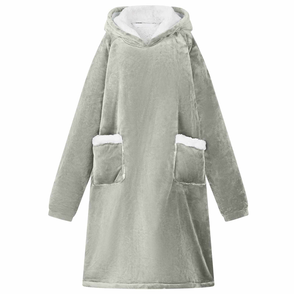 Decken-Hoodie Grau M