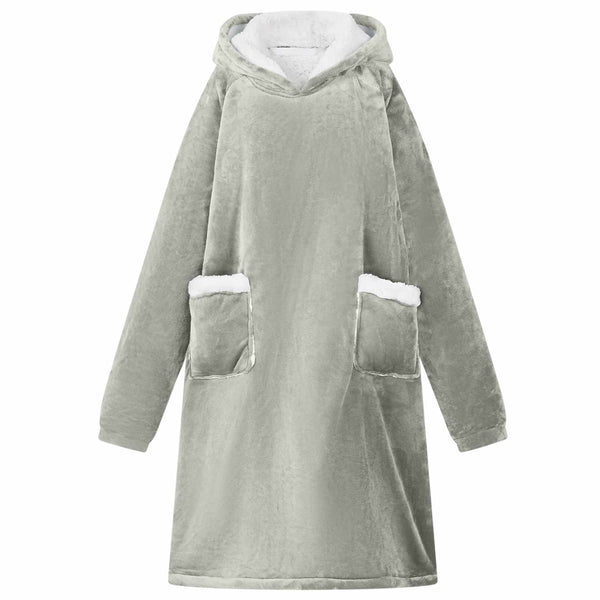 Decken-Hoodie Grau M