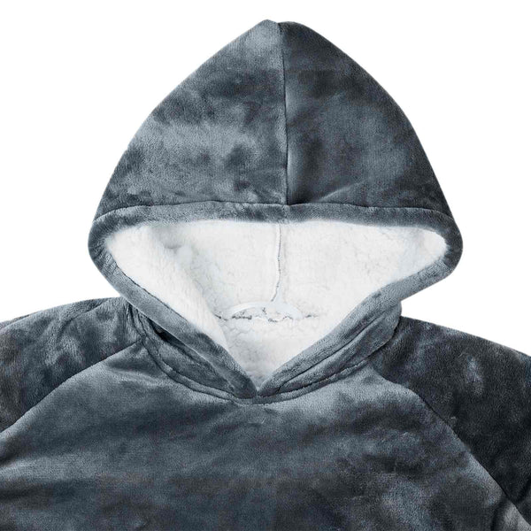 Marineblauer Decken-Hoodie M
