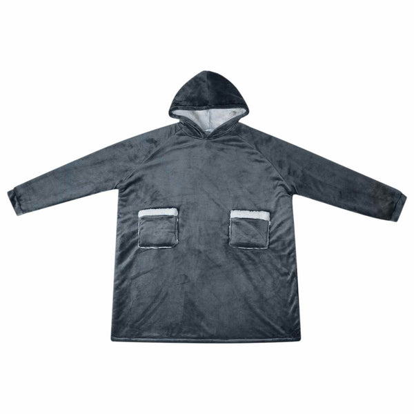 Marineblauer Decken-Hoodie M