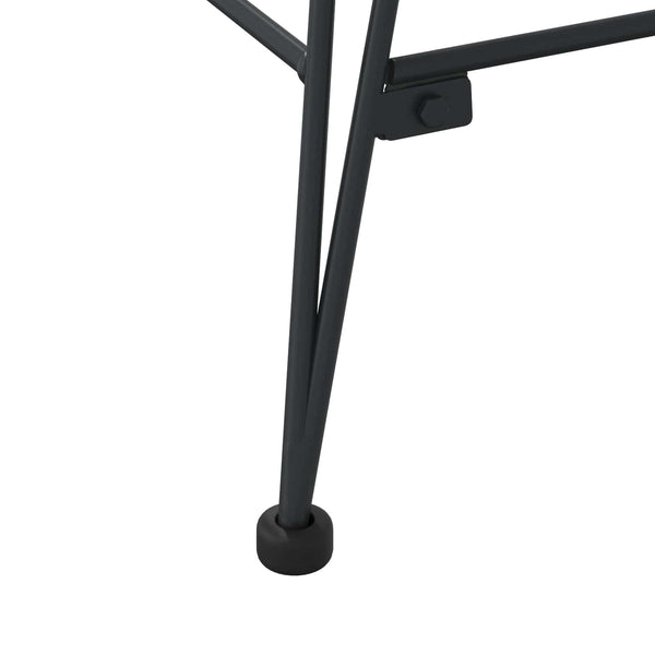 vidaXL Chaises de salle à manger 2 pcs Naturel 44 x 47 x 85 cm Rotin et fer