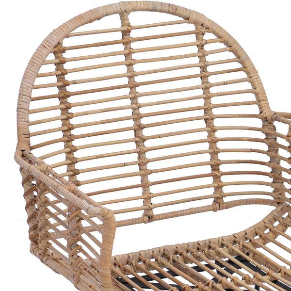 Esszimmerstühle 2er Set Rattan Natur