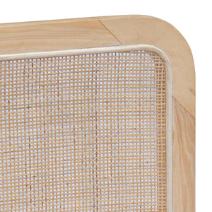 Rattan Kopfteil Natur 100x55 cm