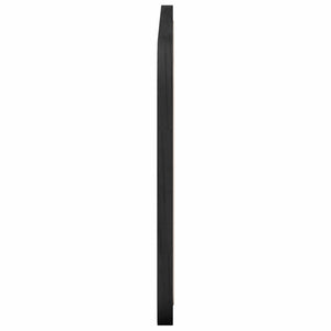 Schwarzes Rattan Kopfteil 100x55 cm