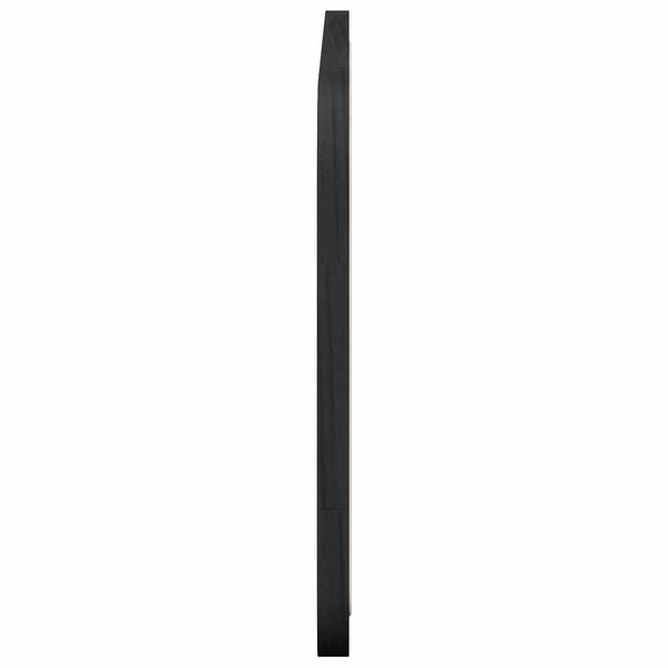 Schwarzes Rattan Kopfteil 100x55 cm