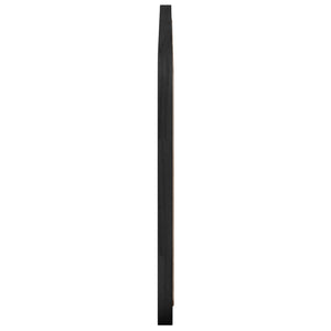 Schwarzes Rattan Kopfteil 120 cm